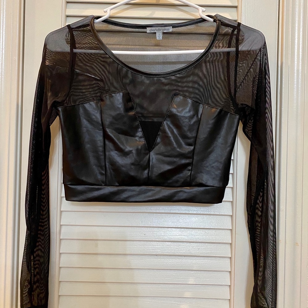 Black Crop Top